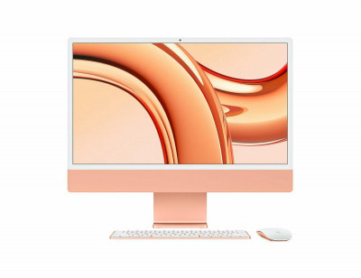 Apple iMac 24" with Retina 4.5K (M4 10C CPU, 10C GPU/16GB/256GB) (Orange) (Z1EV000KZ)