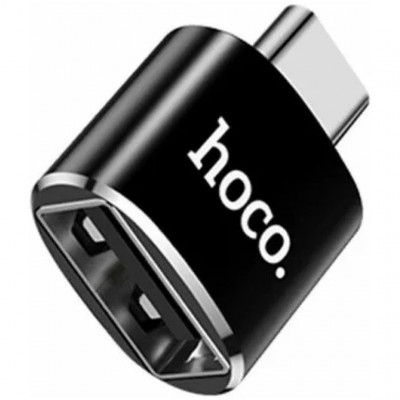 Переходник Hoco UA5 Type-C to USB - черный
