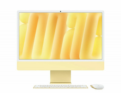 Apple iMac 24" with Retina 4.5K (M4 8C CPU, 8C GPU/16GB/256GB) (Yellow) (Z1E3000JC)