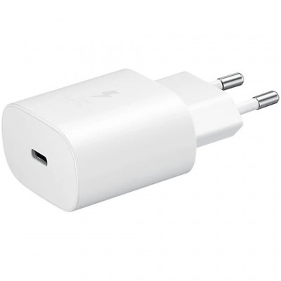 Сетевое зарядное устройство Samsung EP-TA800 25W PD Power Adapter USB-C - белый