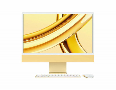 Apple iMac 24" with Retina 4.5K (M3 8C CPU, 10C GPU/24GB/1TB) (Yellow) (Z19F000DD)