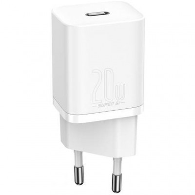 Сетевой адаптер 20W 1xType-C Baseus Super CCSUP-B02 - белый