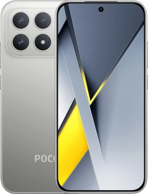 Смартфон Poco F8 Pro 12/256Гб - серебристый титан
