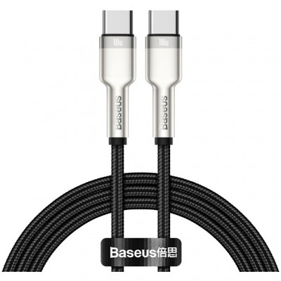 Кабель Baseus Type-C на Type-C 100W 1м CATJK-D02 - черный