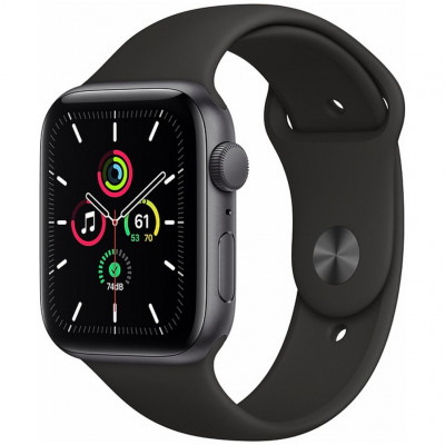 Умные часы Apple Watch SE 2020 44mm Space Grey Aluminum Case with Black Sport Band Б/у