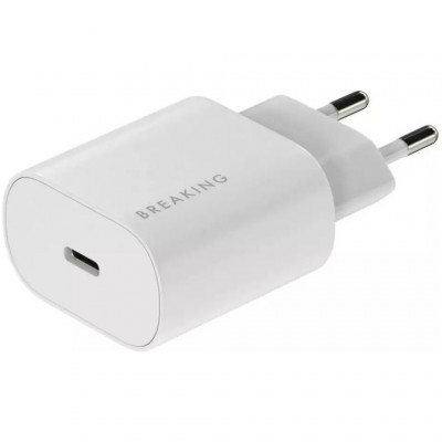 Сетевой адаптер 25W 1xType-C Breaking WC14 - белый